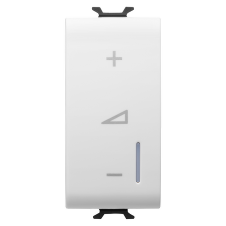 REGULATOR ELECTRONIC UNIVERSAL - BUTON - 230V AC 50/60HZ - 1 MODUL - ALB SATINAT - CHORUSMART
