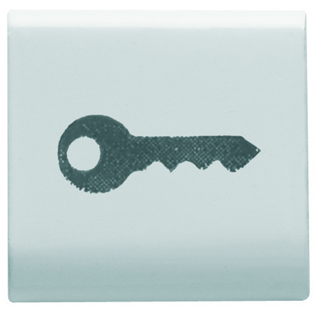BUTON INTERSCHIMBABIL - 22X22mm - CHEIE - ALB SATINAT - CHORUSMART