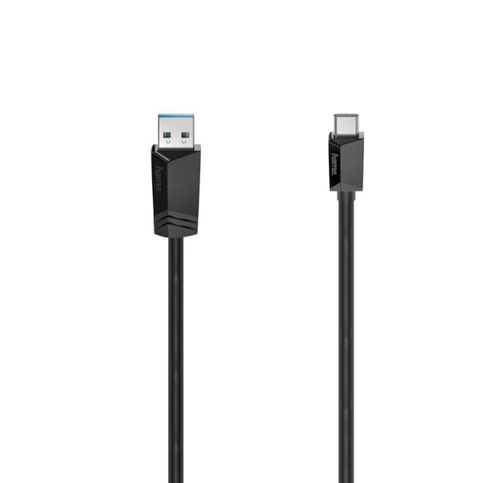 Cablu date Hama 200657, USB C - USB, 1m (Negru)