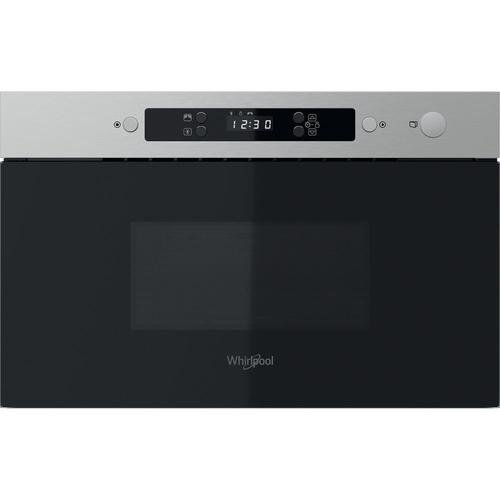 Cuptor cu microunde incorporabil Whirlpool MBNA900X, 22 l, 750 W, 4 trepte putere, Dezhetare, Reincalzire, Ecran LCD, Lumina interioara (Inox)