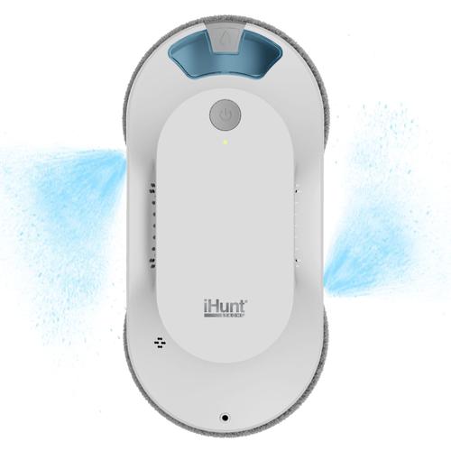 Robot curatare geamuri cu pulverizator apa iHunt Smart Window Robot 4 Ultra, 72 W, Rezervor 65 ml, 2500 Pa, Android/iOS (Alb)