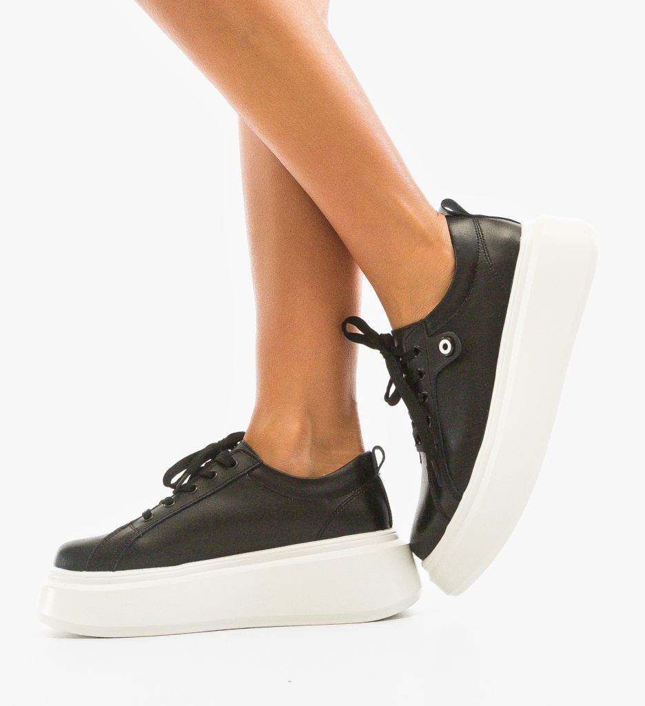 Pantofi Casual Nuandre Negri 2