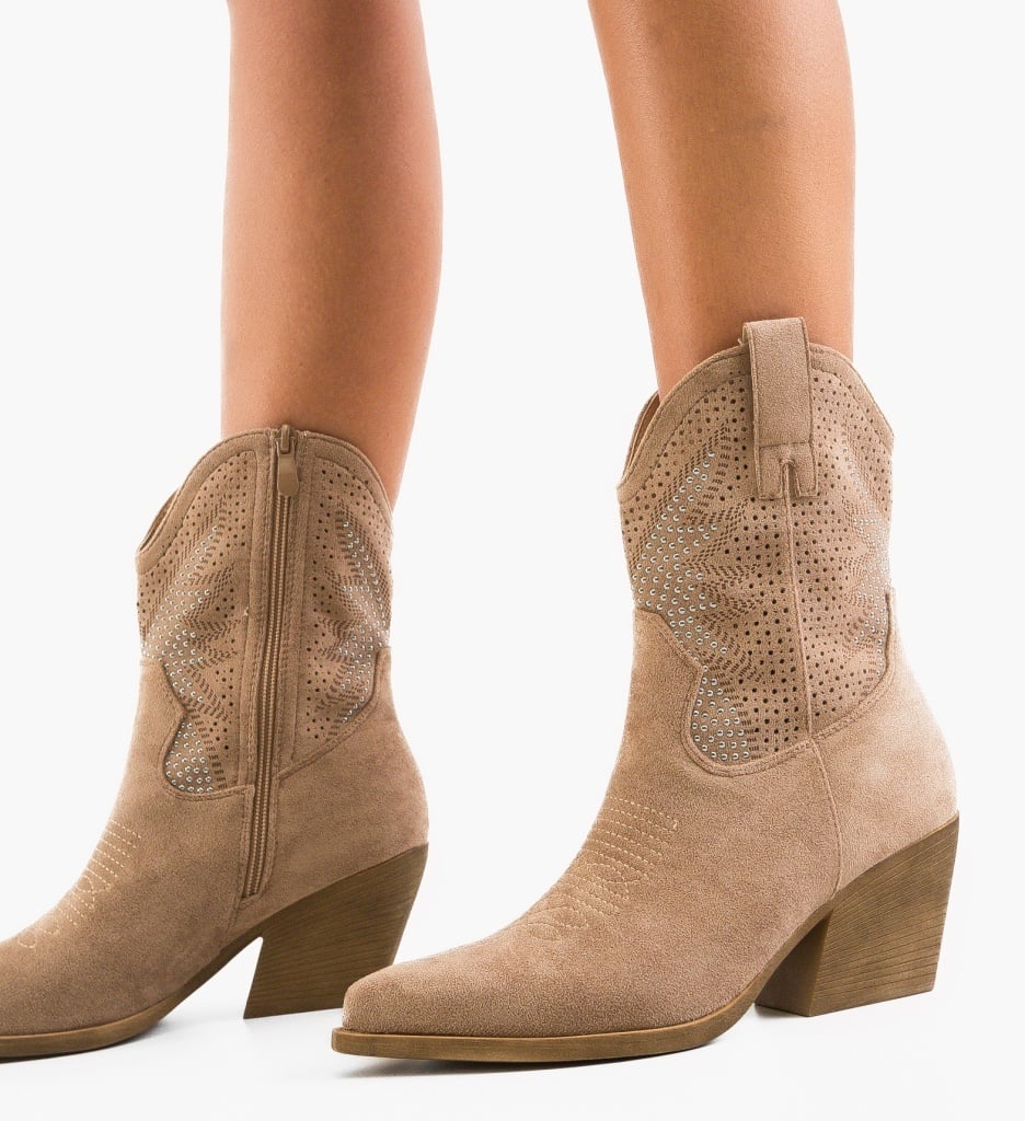 Botine dama Buroca Khaki