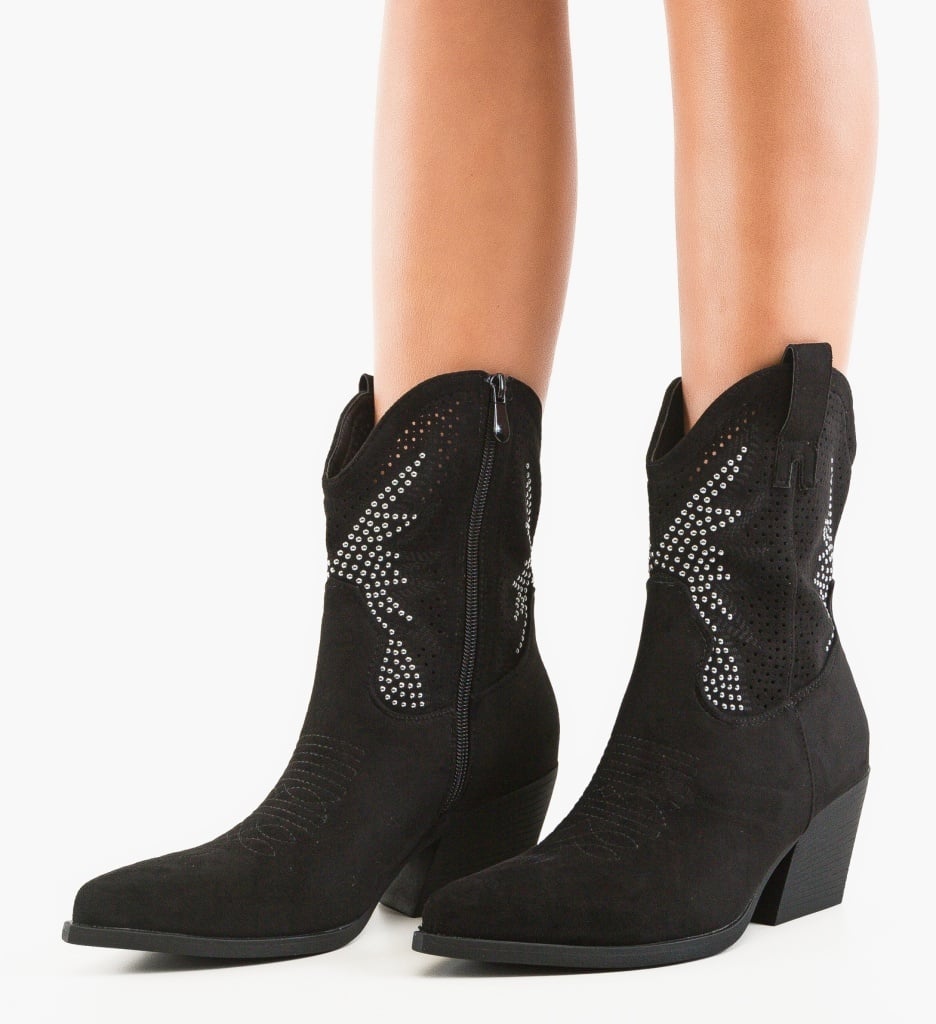 Botine dama Buroca Negre