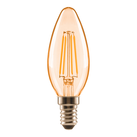 Bec LED Ledvance (Osram)  LED Classic B 20 Filament 2,5 W 2400 K Gold E14, 200 lm, 300°, auriu