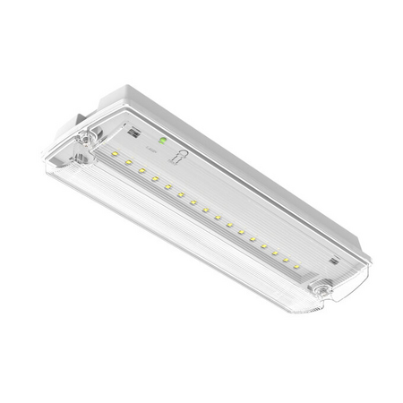 Corp de iluminat de urgență LED Ledvance (Osram)  EM BULKHEAD E 1,3 W 3H EM/AC AT, 200 lm, 5700 K, IP65, 100°x120°