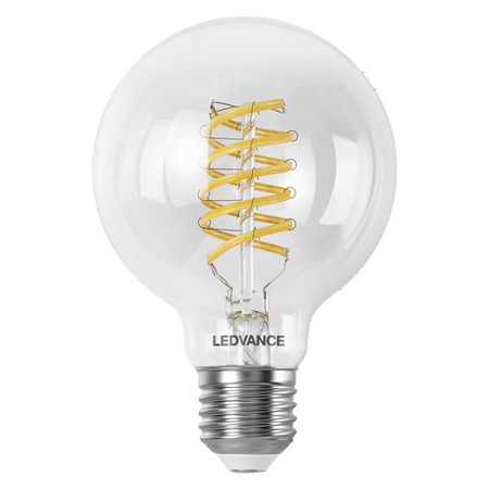 Bec LED LEDVANCE SMART+ WiFi Filament Globe 60 Tunable White E27, 8 W, 806 lm, 6500 K, 320°, alb