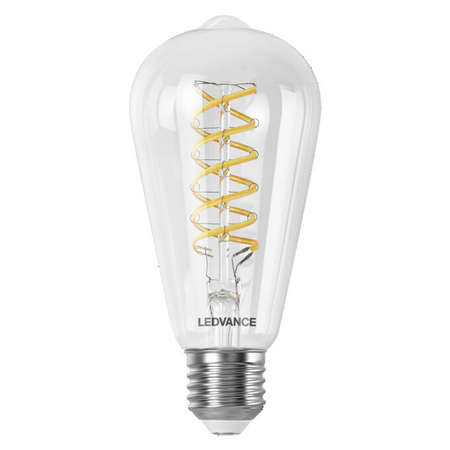 Bec LED LEDVANCE SMART+ WiFi Filament Edison 60 Tunable White E27, 8 W, 806 lm, 6500 K, 320°, alb