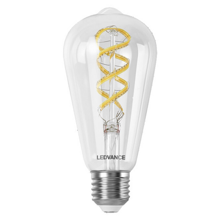 Bec LED LEDVANCE SMART+ WiFi Filament Edison 40 Multicolour E27, 4,8 W, 470 lm, 6500 K, 320°