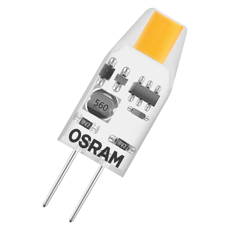 Bec LED capsulă Ledvance (Osram)  LED PIN Micro 10 320° 1 W 827 Clear G4, 100 lm, 2700 K, transparent