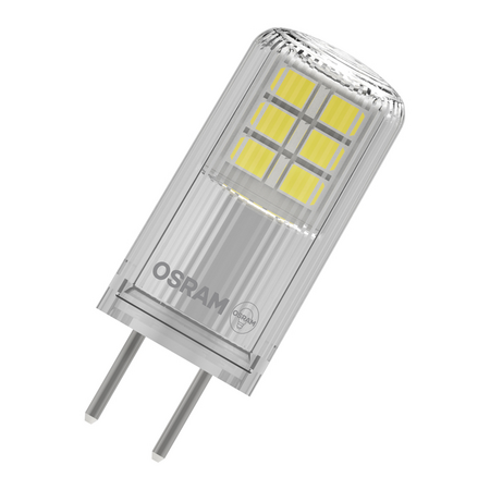 Bec LED capsulă Ledvance (Osram)  LED PIN 28 320° 2,2 W 827 Clear GY6.35, 300 lm, 2700 K, transparent
