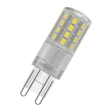 Bec LED capsulă Ledvance (Osram)  LED PIN 48 320° 4,5 W 827 Clear G9, 600 lm, 2700 K, transparent
