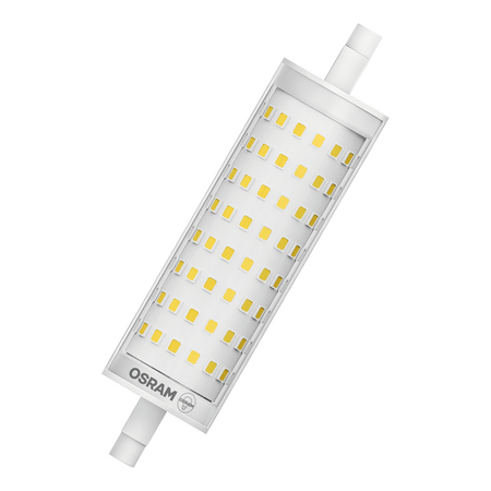 Bec LED liniar Ledvance (Osram)  LED Line 118 125 300° 15 W 827 Clear R7s, 2000 lm, 2700 K, transparent