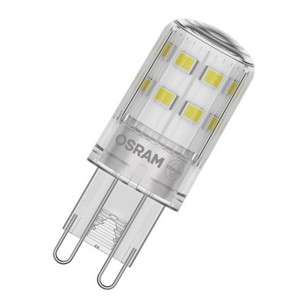 Bec LED capsulă Ledvance (Osram)  LED PIN 30 300° DIM 3 W 827 Clear G9, 320 lm, 2700 K, transparent, dimabil