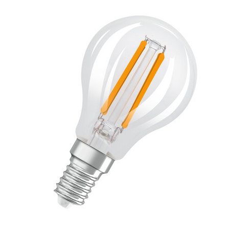 Bec LED Ledvance (Osram)  LED Superstar Plus Classic P 40 Filament 4 W 827 E14 3step DIM, 470 lm, 2700 K, 320°, dimabil