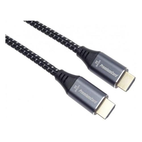 Cablu HDMI, Ultra High Speed, 8K@60Hz, Versiunea 2.1, conectori auriti metalici din aluminiu, 1m, PremiumCord, kphdm21s1
