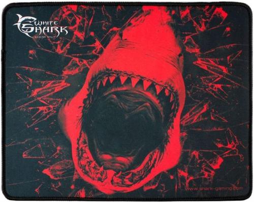 Mouse Pad Gaming White Shark Skywalker, L (Negru/Rosu)