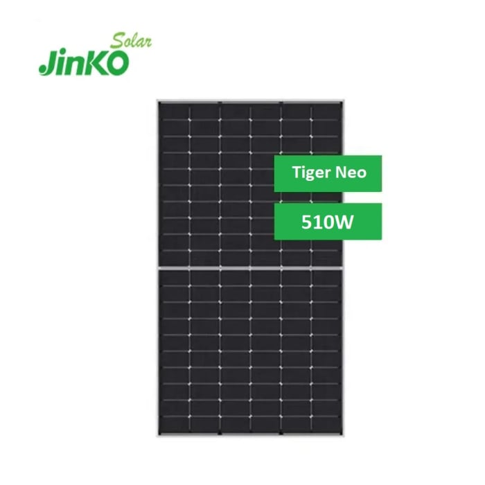 Panou fotovoltaic bifacial Jinko Tiger Neo 510W Rama neagra - JKM510N-54HL4M-BDV N-Type