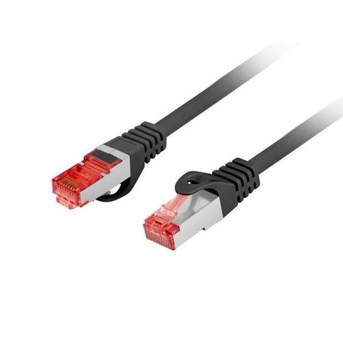 Cablu de retea Lanberg PCF6-10CU-0200-BK, FTP, cat 6, 2 m, Negru