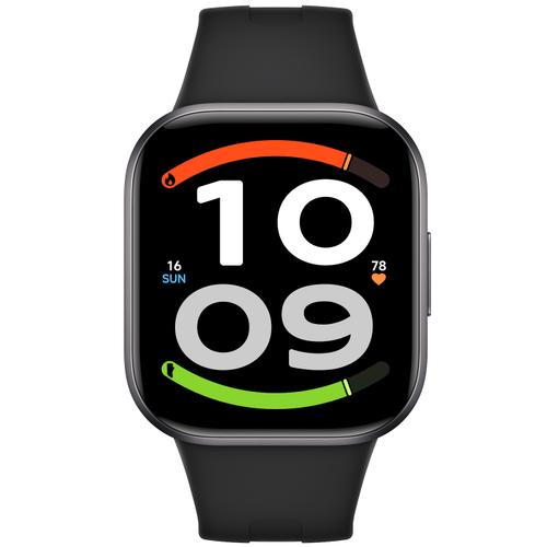 Smartwatch Xiaomi REDMI Watch 6 Active, Ecran AMOLED 1.85inch, Apel Bluetooth, Autonomie pana la 18 zile, Monitorizare sanatate, 140+ Moduri Sport, IP68 (Negru)