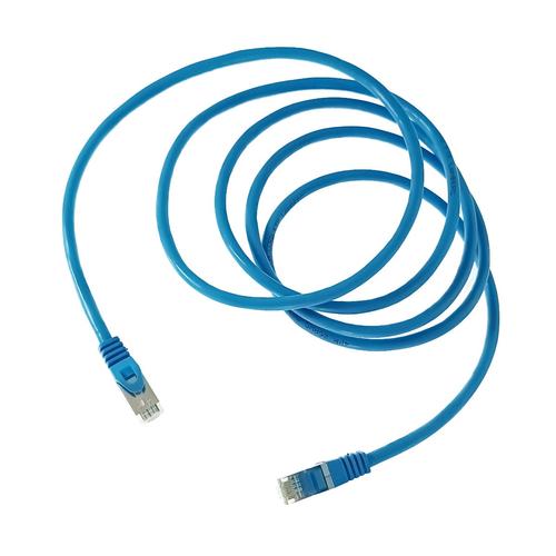 Cablu retea-patchcord CAT6 FTP, Lanberg 43634, 2 X RJ45, lungime 2m, AWG26, 10Gb/s-250MHz, de legatura retea, ethernet, Albastru