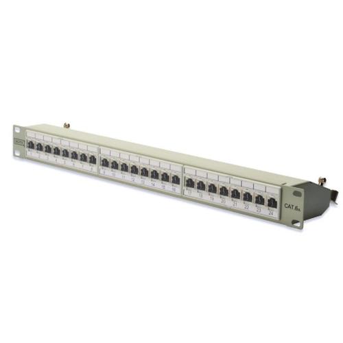 Patch Panel Digitus by Assmann DN-91624S-EA, 19inch, 1U, 24 porturi, Cat6a, STP,  Gri
