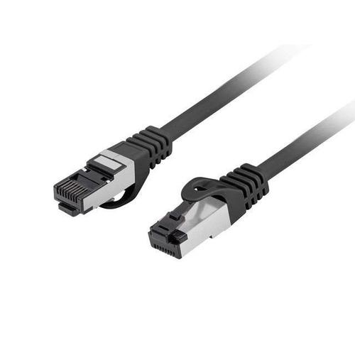 Patchcord Lanberg S/FTP cat.8.1 1m LSZH, Negru