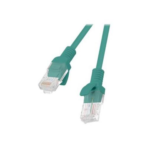 Set 10 cabluri retea Lanberg, 298373, CAT.5E UTP, 0.25 m, Verde