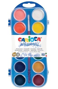 Set acuarele 12 culori + 1 pensula
