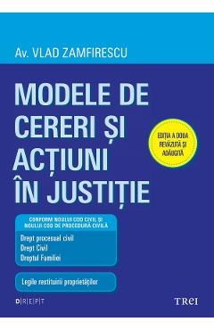 eBook Modele de cereri si actiuni in justitie Ed.2 - Vlad Zamfirescu