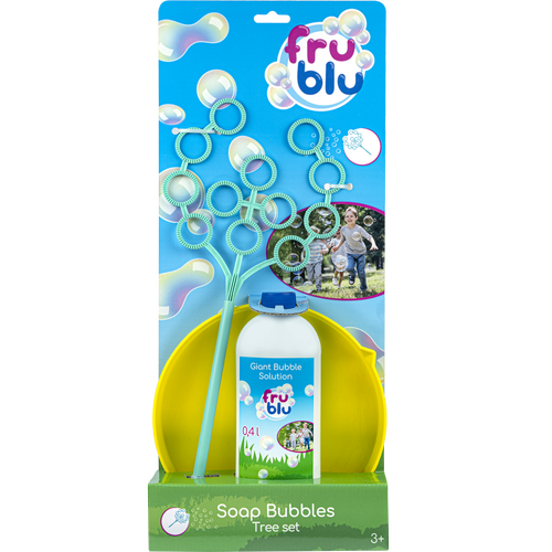 Set baloane de sapun Fru Blu - Tree set, cu solutie baloane 400 ml