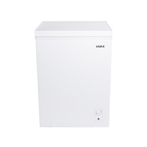 Lada frigorifica VIVAX CFR-143, Capacitate 143L, Clasa E, Conditii extreme -24 grade Celsius, Sistem convertibil - Functie frigider, Termostat reglabil, Cos metalic, H 85cm (Alb)