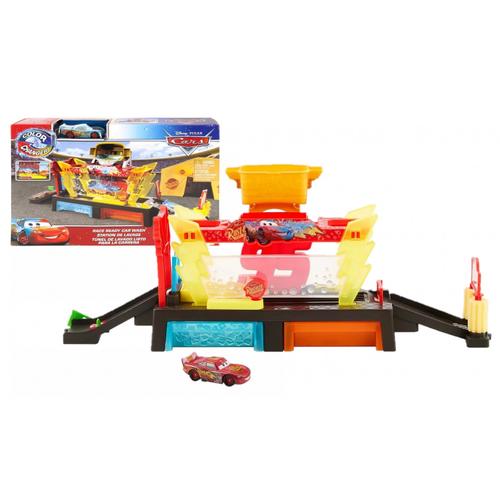 Set de joaca Disney Pixar Auta  Zygzak McQueen, spalatorie auto cu schimbare de culoare, 50cm