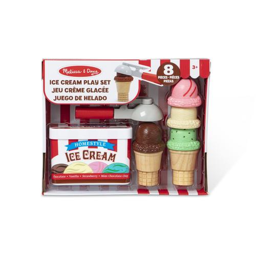 Set de joaca magnetic Melissa & Doug - Cornete cu inghetata