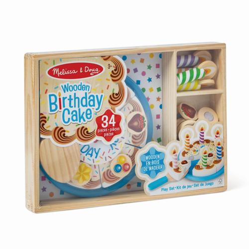 Set de joaca din lemn Melissa & Doug - Tort aniversar
