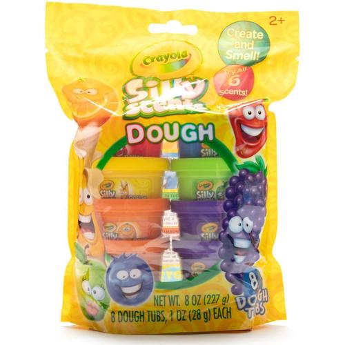 Set plastelina parfumata Crayola - Silly Scents, 8 borcanase