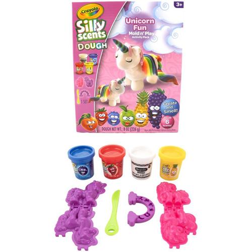 Set plastelina parfumata Crayola - Silly Scents, Unicorn, cu accesorii