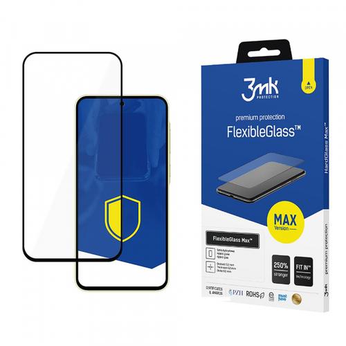 Folie de protectie Ecran 3MK FlexibleGlass Max pentru Samsung Galaxy A35 5G A356, Sticla Flexibila, Full Glue
