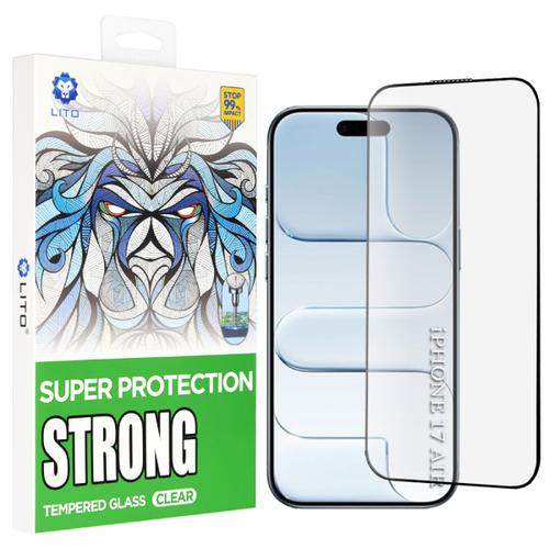 Folie de protectie Ecran Lito D+ Max Strong pentru Apple iPhone Air, Sticla Securizata, Full Glue