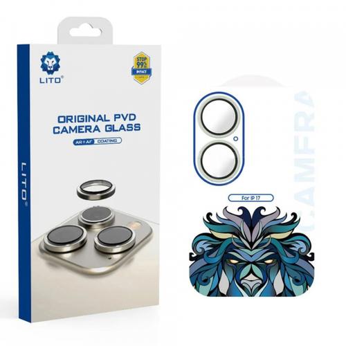 Folie de protectie Camera Spate Lito Titanium AR pentru Apple iPhone 17, Sticla Securizata