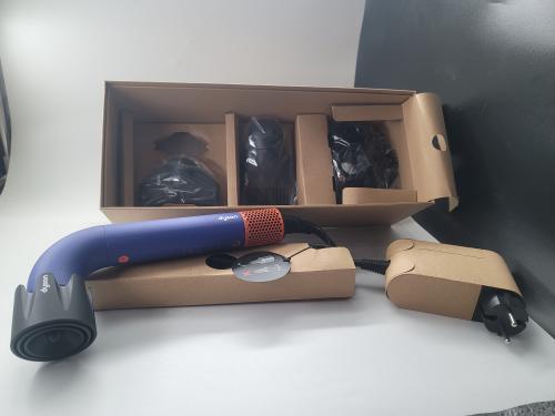 Uscator de par profesional Dyson Supersonic r™ HD18, 1700 W, 3 viteze, 4 setari caldura (Albastru/Topaz)