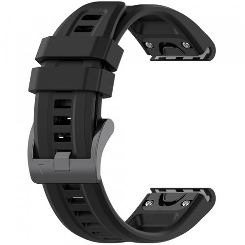 Curea Techsuit W060 pentru Garmin Instinct / Approach / Fenix Watch Series, 20mm, Negru