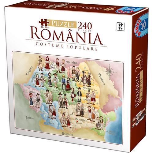 Puzzle D-Toys - Romania: Costume Populare, 240 piese