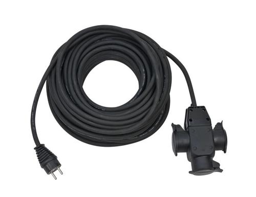 Prelungitor de gradina Brennenstuhl H07RN-F3G1.5, 3 prize, IP44, cablu  25m