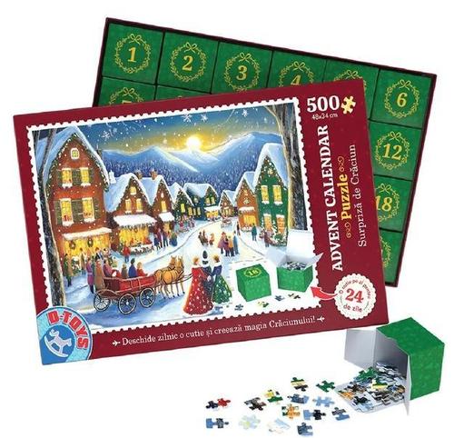 Puzzle  Advent Calendar Model 1, 500 piese
