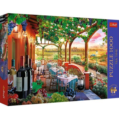 Puzzle Trefl Premium Plus - Tea Time, Podgoria Italiana, 1000 piese
