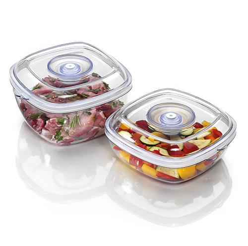 Set caserole de vidat si marinat Laica VT33050, 1 l si 2 l