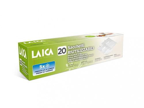 Pungi de vidat reutilizabile Laica VT3521, 20 bucati