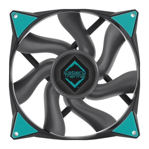 Ventilator Iceberg Thermal IceGale Xtra, 140 mm, 2500 rpm, PWM (Negru)