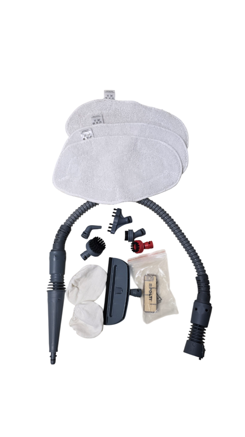 Mop cu aburi Polti Vaporetto SV460 Double, 17 in 1, 0.3 l, 1500 W (Alb/Albastru)